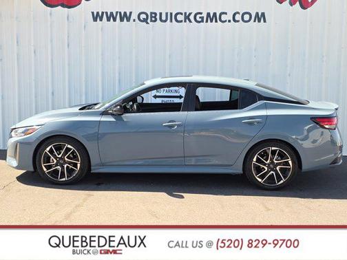 Atlantic Gray Metallic 2024 Nissan Sentra SR