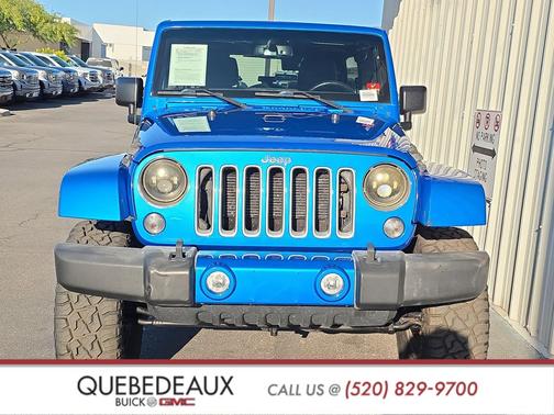Hydro Blue Pearlcoat 2016 Jeep Wrangler Unlimited Sahara