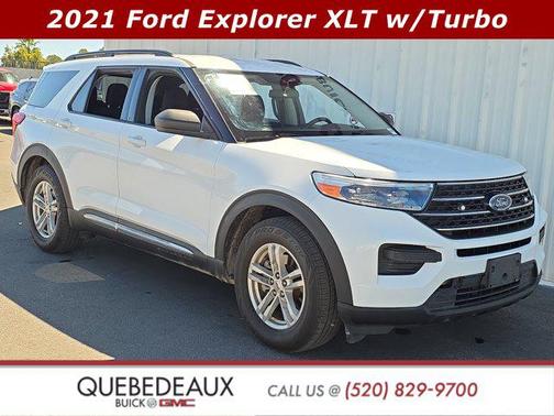 Oxford White 2021 Ford Explorer XLT