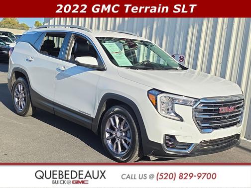 Summit White 2022 GMC Terrain SLT