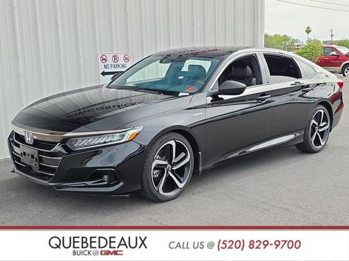 Crystal Black Pearl 2022 Honda Accord Hybrid Sport