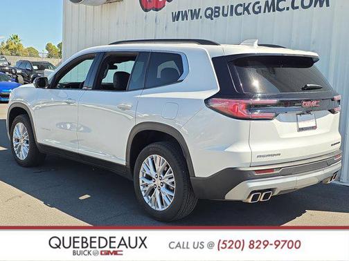 White Frost Tricoat 2024 GMC Acadia FWD Elevation