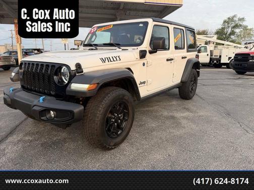Bright White Clearcoat 2023 Jeep Wrangler 4xe Willys