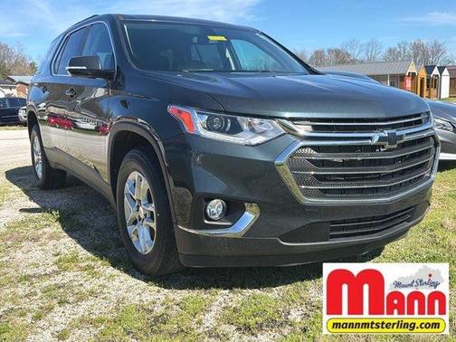 Graphite Metallic 2020 Chevrolet Traverse LT Cloth