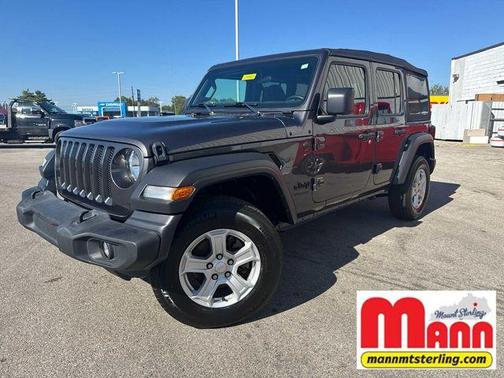 Granite Crystal Clearcoat Metallic 2022 Jeep Wrangler Unlimited Sport