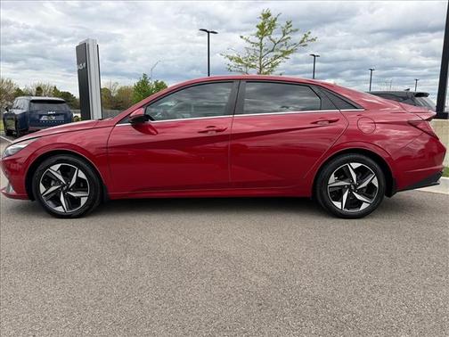 Scarlet Red Pearl 2023 Hyundai ELANTRA Limited