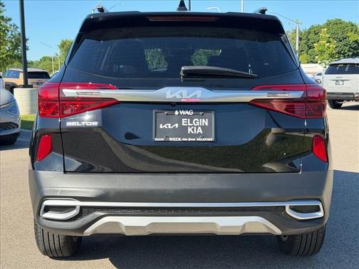 Cherry Black 2023 Kia Seltos S