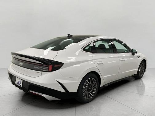 White 2026 Hyundai SONATA Hybrid Limited