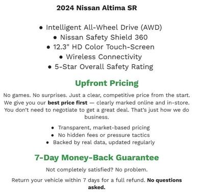 2024 Nissan Altima 2.5 SR