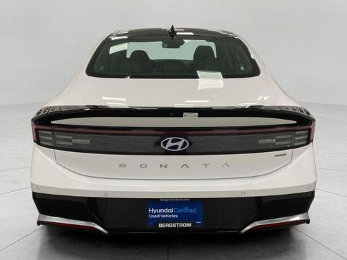 White 2025 Hyundai SONATA Hybrid Limited
