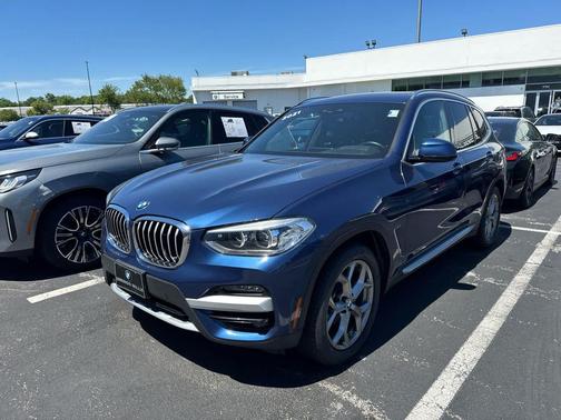 Phytonic Blue Metallic 2021 BMW X3 xDrive30i