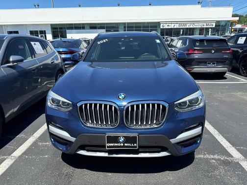 Phytonic Blue Metallic 2021 BMW X3 xDrive30i