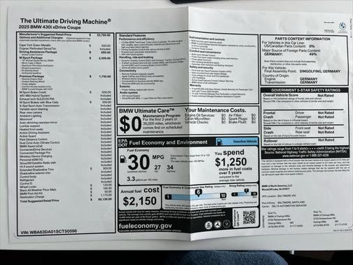 2025 BMW 430 i xDrive