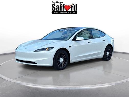 Pearl White Multi-Coat 2025 Tesla Model 3 Long Range