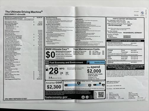 2025 BMW X1 xDrive28i