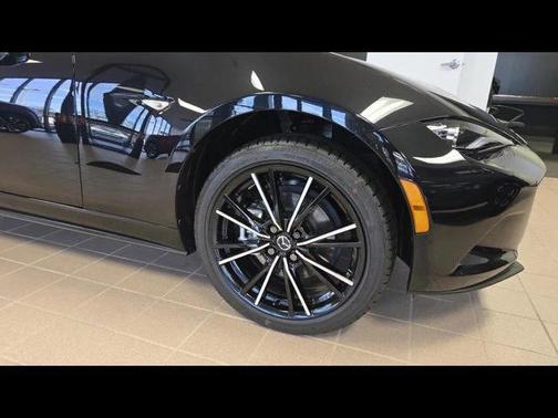 Jet Black Mica 2025 Mazda MX-5 Miata RF Grand Touring