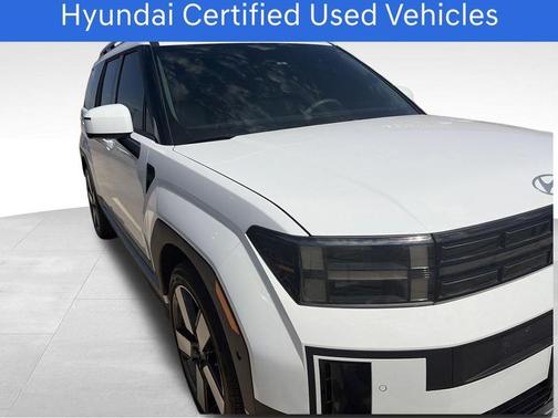 White 2024 Hyundai SANTA FE Limited