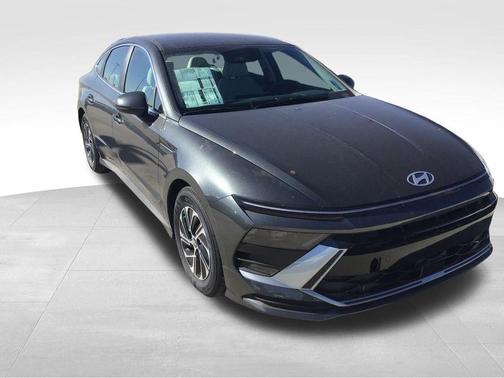Portofino Gray 2026 Hyundai SONATA Hybrid Blue
