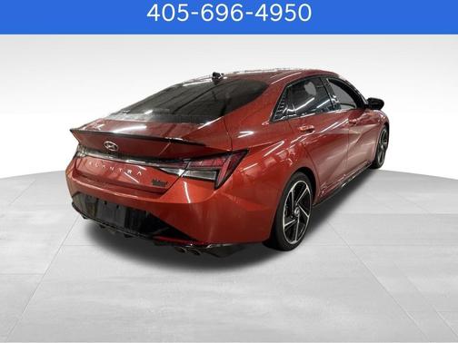 Lava Orange 2022 Hyundai ELANTRA N Line