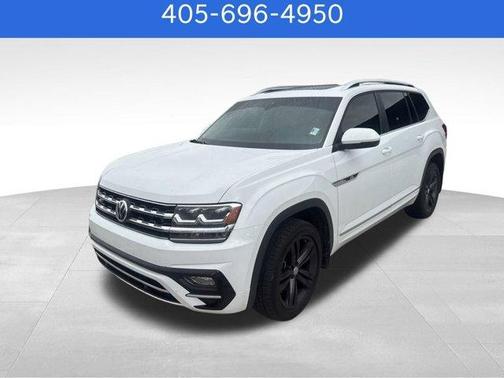 Pure White 2020 Volkswagen Atlas 3.6 V6 SEL R-Line