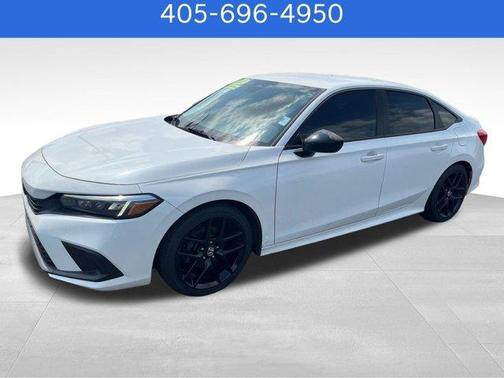 Platinum White Pearl 2022 Honda Civic Sport
