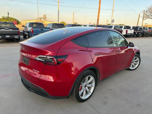 Red Multi-Coat 2023 Tesla Model Y Long Range Dual Motor All-Wheel Drive