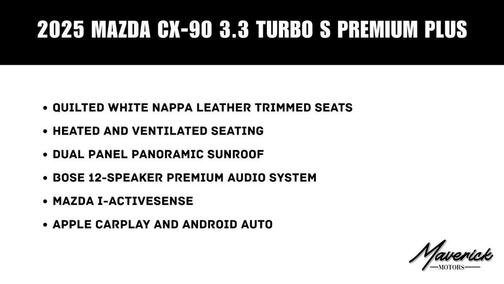 Platinum Quartz 2025 Mazda CX-90 3.3 Turbo S Premium Plus