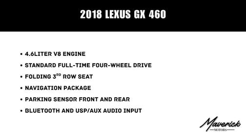 Silver Lining Metallic 2018 Lexus GX 460 Base