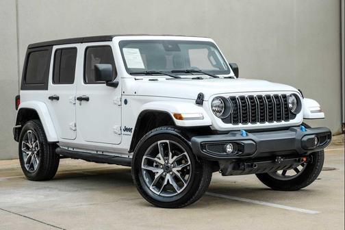 Bright White Clearcoat 2024 Jeep Wrangler 4xe Sport S