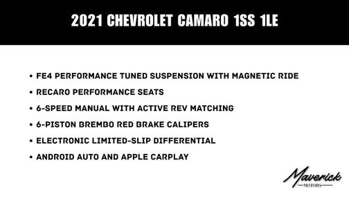 Summit White 2021 Chevrolet Camaro 1SS