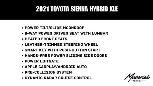 2021 Toyota Sienna XLE 8 Passenger