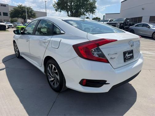 White Orchid Pearl 2017 Honda Civic EX