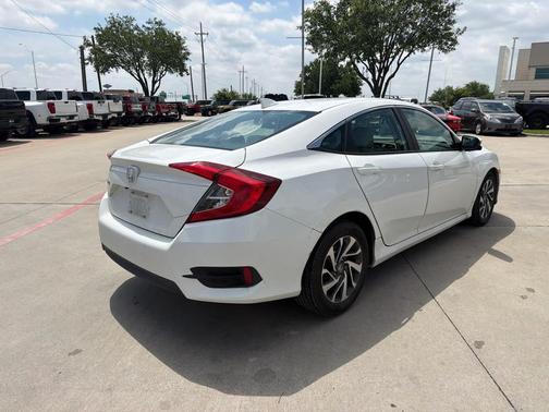 White Orchid Pearl 2017 Honda Civic EX