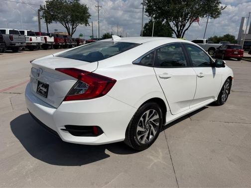 White Orchid Pearl 2017 Honda Civic EX
