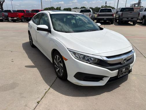 White Orchid Pearl 2017 Honda Civic EX
