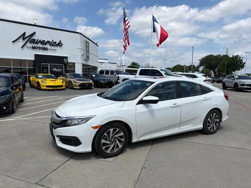 White Orchid Pearl 2017 Honda Civic EX