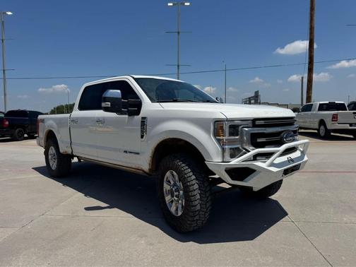 Star White Metallic Tri-Coat 2021 Ford F-250 Platinum