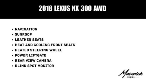 2018 Lexus NX 300 F Sport