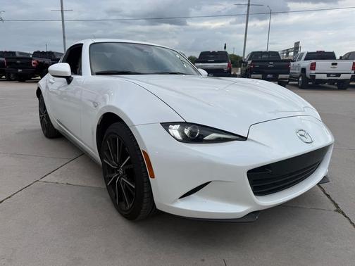 Snowflake White Pearl Mica 2024 Mazda MX-5 Miata RF Grand Touring