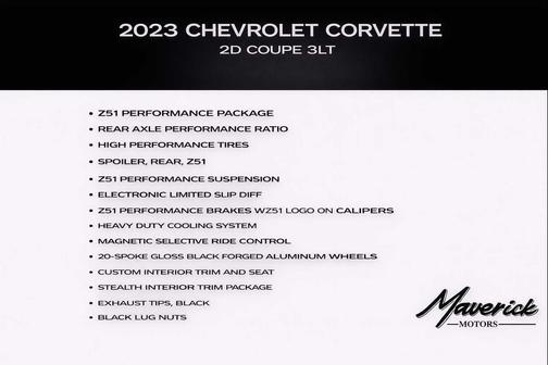 2023 Chevrolet Corvette Stingray w/3LT
