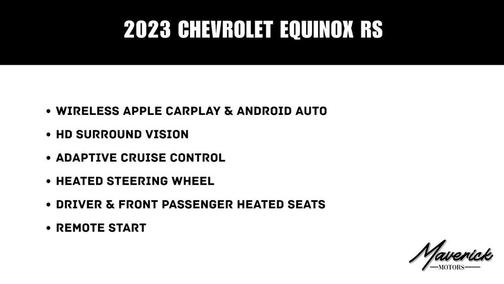 Mosaic Black Metallic 2023 Chevrolet Equinox FWD RS