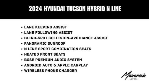 Black Pearl 2024 Hyundai TUCSON Hybrid N Line