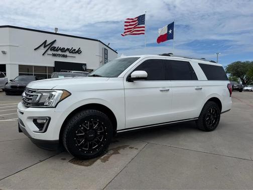 Star White Metallic Tri-Coat 2020 Ford Expedition Max Limited