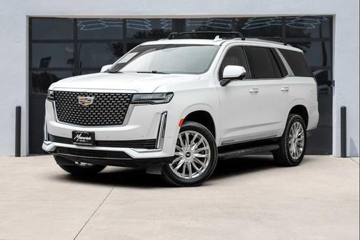 Crystal White Tricoat 2021 Cadillac Escalade Premium Luxury