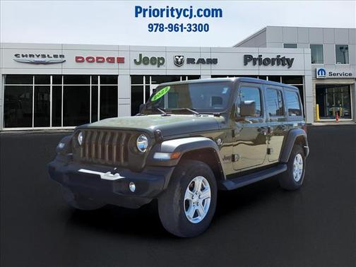 Sarge Green Clearcoat 2022 Jeep Wrangler Unlimited Sport
