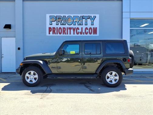 Sarge Green Clearcoat 2022 Jeep Wrangler Unlimited Sport