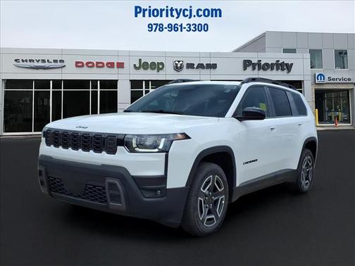 Bright White Clearcoat 2026 Jeep Cherokee Laredo 4x4