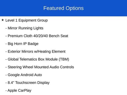 2024 RAM 2500 Big Horn