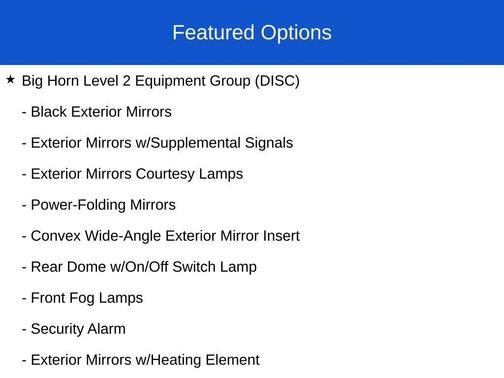 Diamond Black 2023 RAM 1500 Big Horn