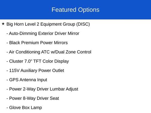 Diamond Black 2023 RAM 1500 Big Horn